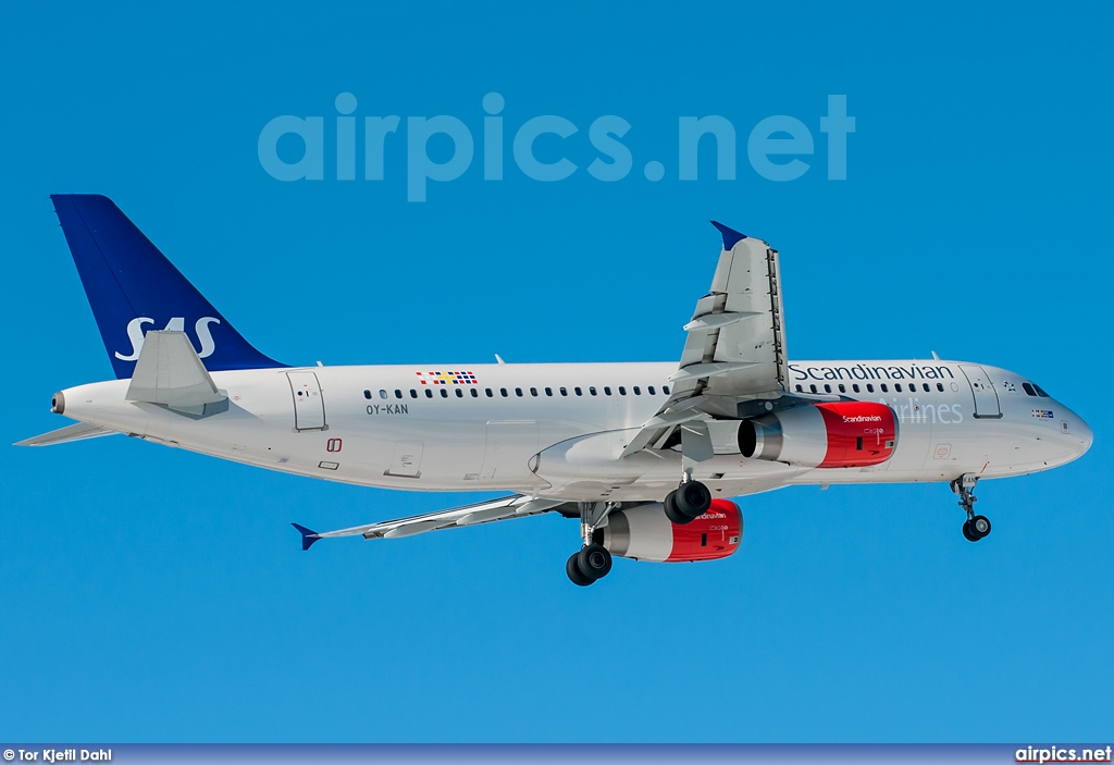 OY-KAN, Airbus A320-200, Scandinavian Airlines System (SAS)