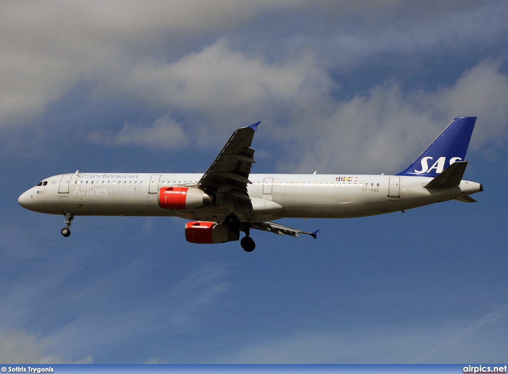 OY-KBE, Airbus A320-200, Scandinavian Airlines System (SAS)