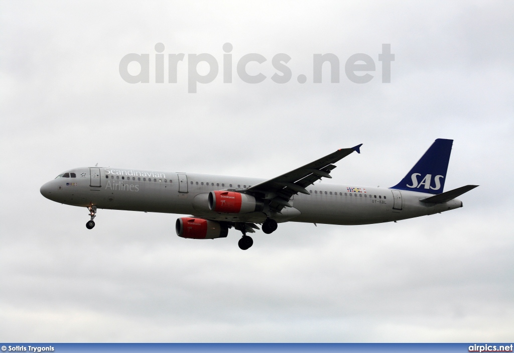 OY-KBL, Airbus A321-200, Scandinavian Airlines System (SAS)