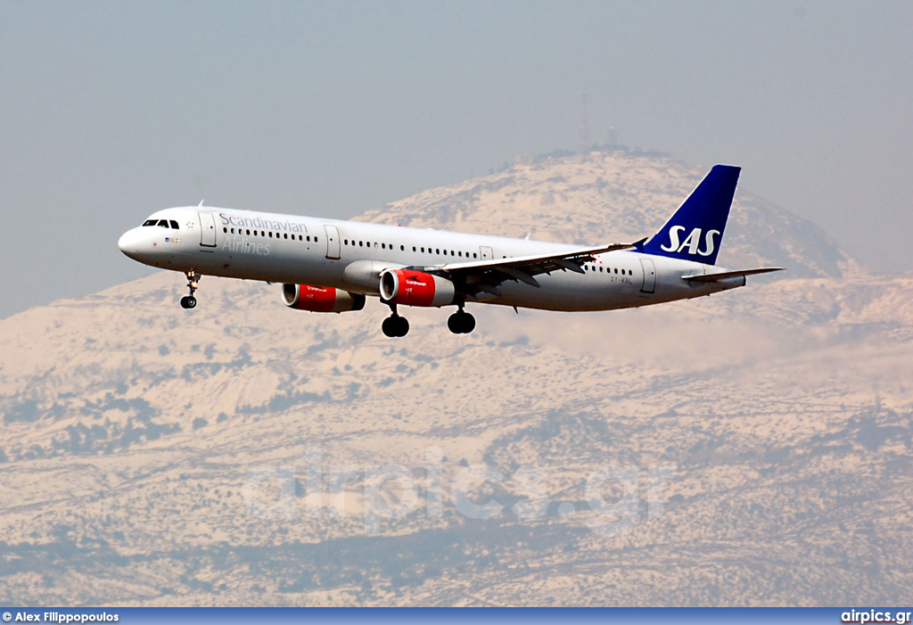 OY-KBL, Airbus A321-200, Scandinavian Airlines System (SAS)