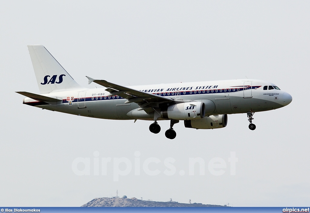 OY-KBO, Airbus A319-100, Scandinavian Airlines System (SAS)