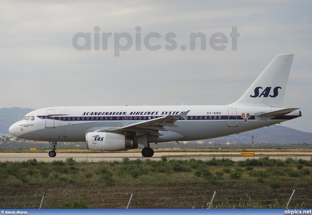 OY-KBO, Airbus A319-100, Scandinavian Airlines System (SAS)