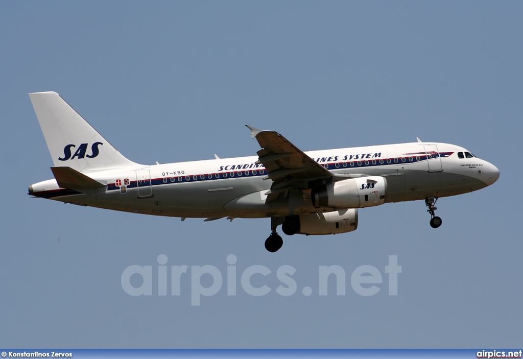 OY-KBO, Airbus A319-100, Scandinavian Airlines System (SAS)