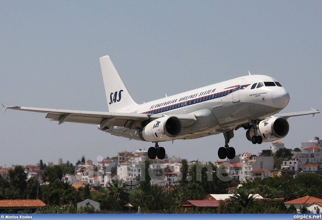 OY-KBO, Airbus A319-100, Scandinavian Airlines System (SAS)