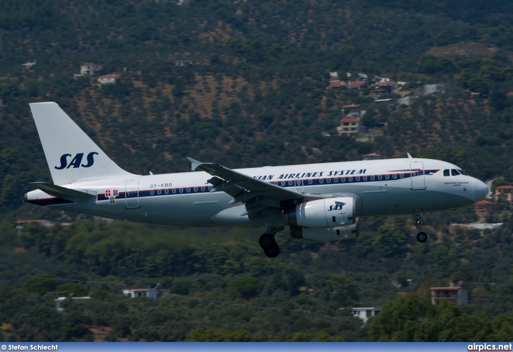 OY-KBO, Airbus A319-100, Scandinavian Airlines System (SAS)