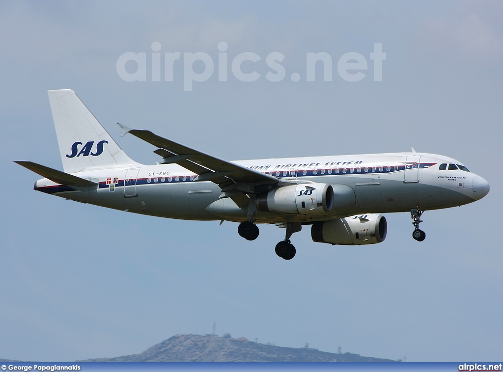 OY-KBO, Airbus A319-100, Scandinavian Airlines System (SAS)