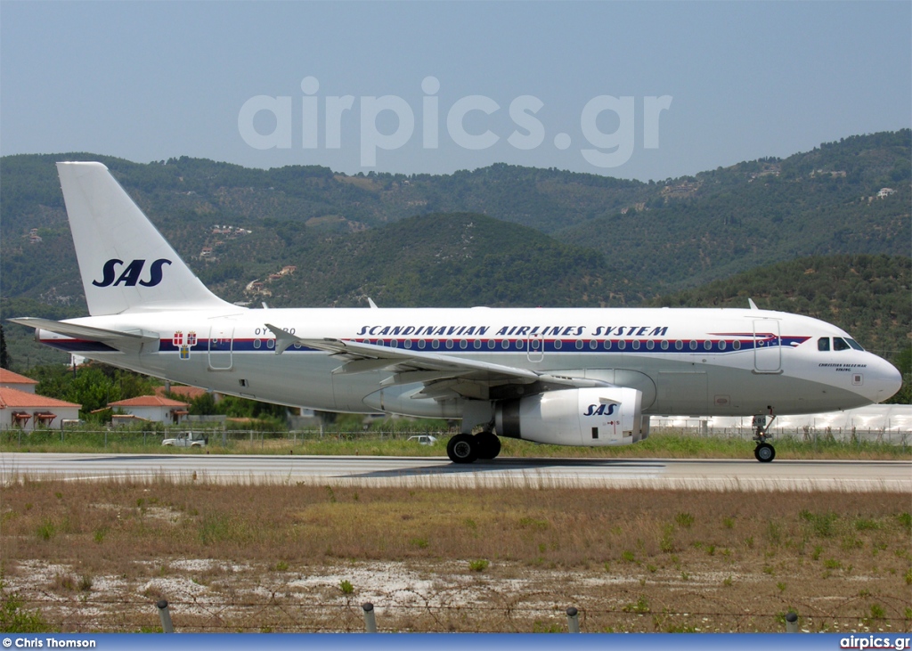 OY-KBO, Airbus A319-100, Scandinavian Airlines System (SAS)