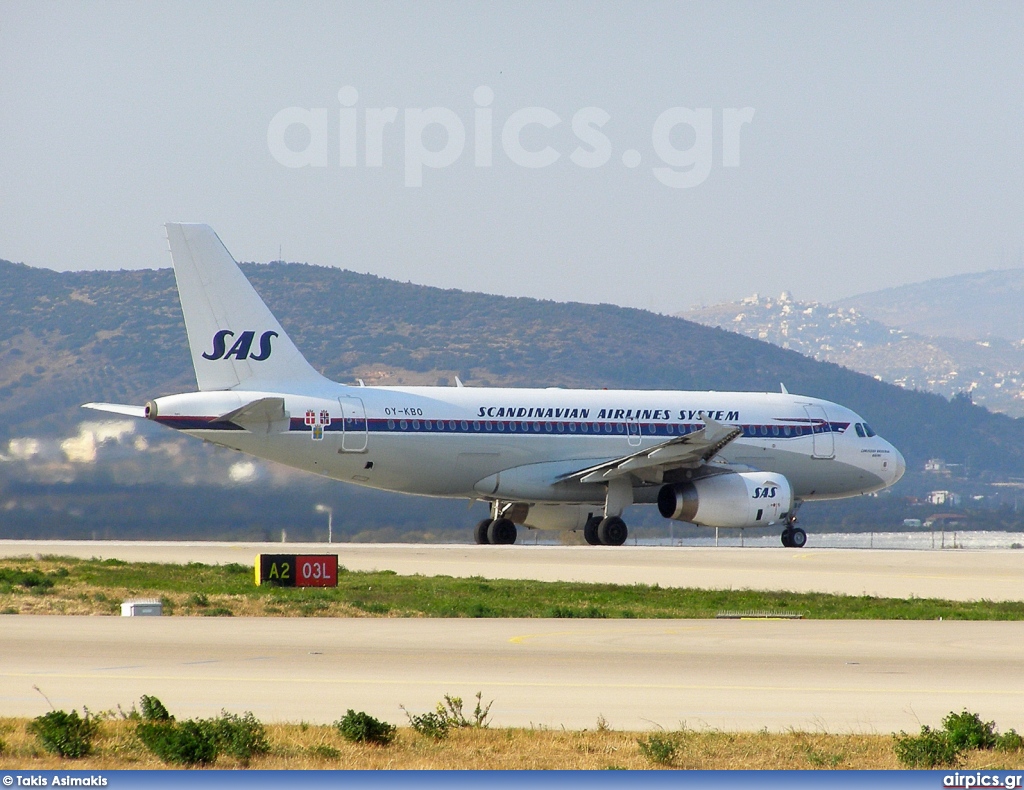 OY-KBO, Airbus A319-100, Scandinavian Airlines System (SAS)