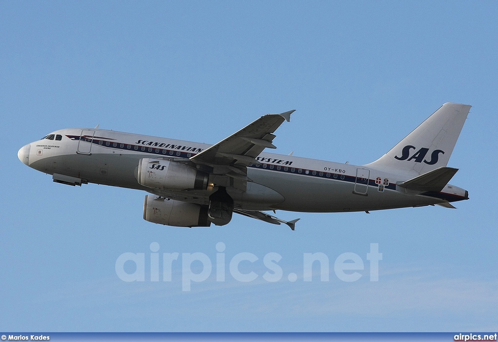 OY-KBO, Airbus A319-100, Scandinavian Airlines System (SAS)