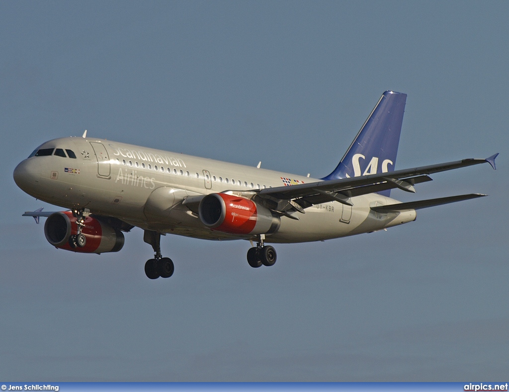 OY-KBR, Airbus A319-100, Scandinavian Airlines System (SAS)