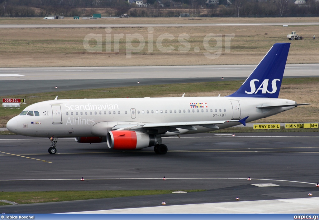 OY-KBT, Airbus A319-100, Scandinavian Airlines System (SAS)