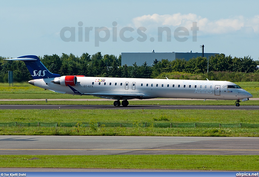 OY-KFB, Bombardier CRJ-900ER, Scandinavian Airlines System (SAS)