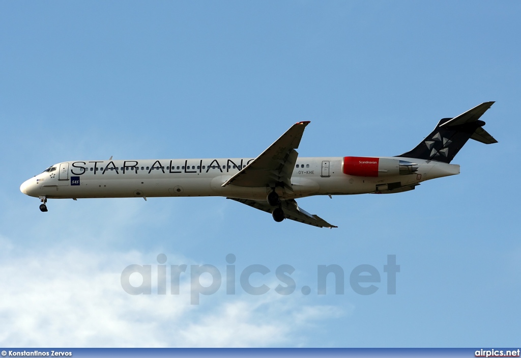 OY-KHE, McDonnell Douglas MD-82, Scandinavian Airlines System (SAS)