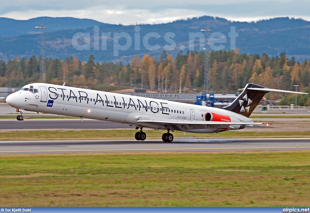 OY-KHE, McDonnell Douglas MD-82, Scandinavian Airlines System (SAS)