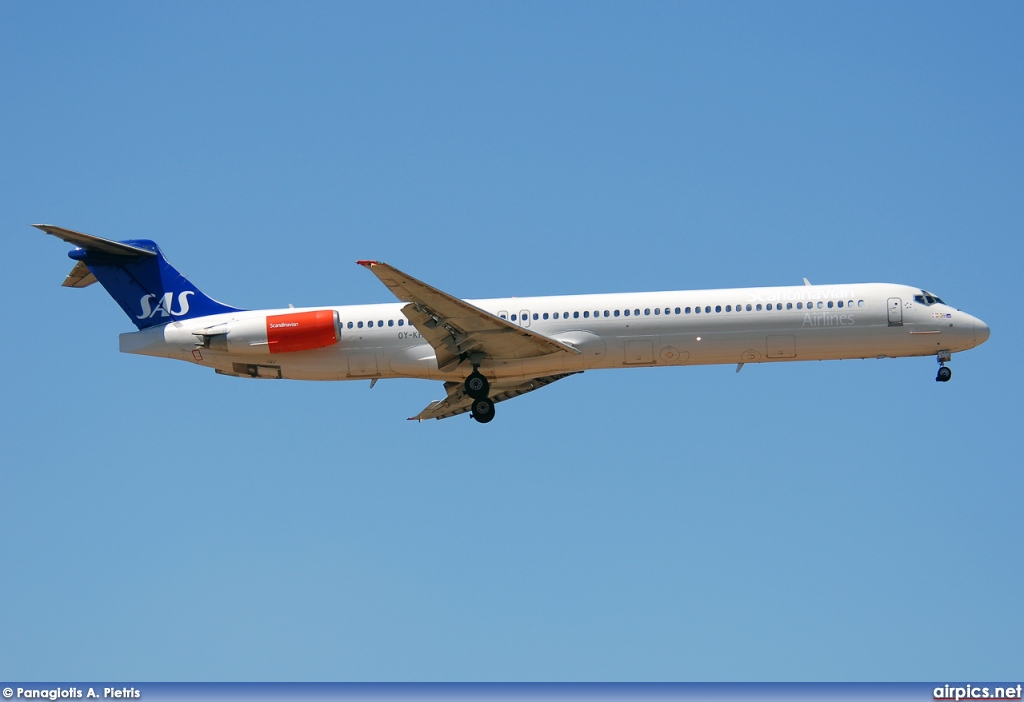 OY-KHG, McDonnell Douglas MD-82, Scandinavian Airlines System (SAS)