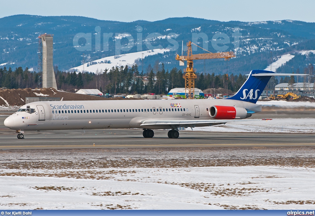 OY-KHG, McDonnell Douglas MD-82, Scandinavian Airlines System (SAS)