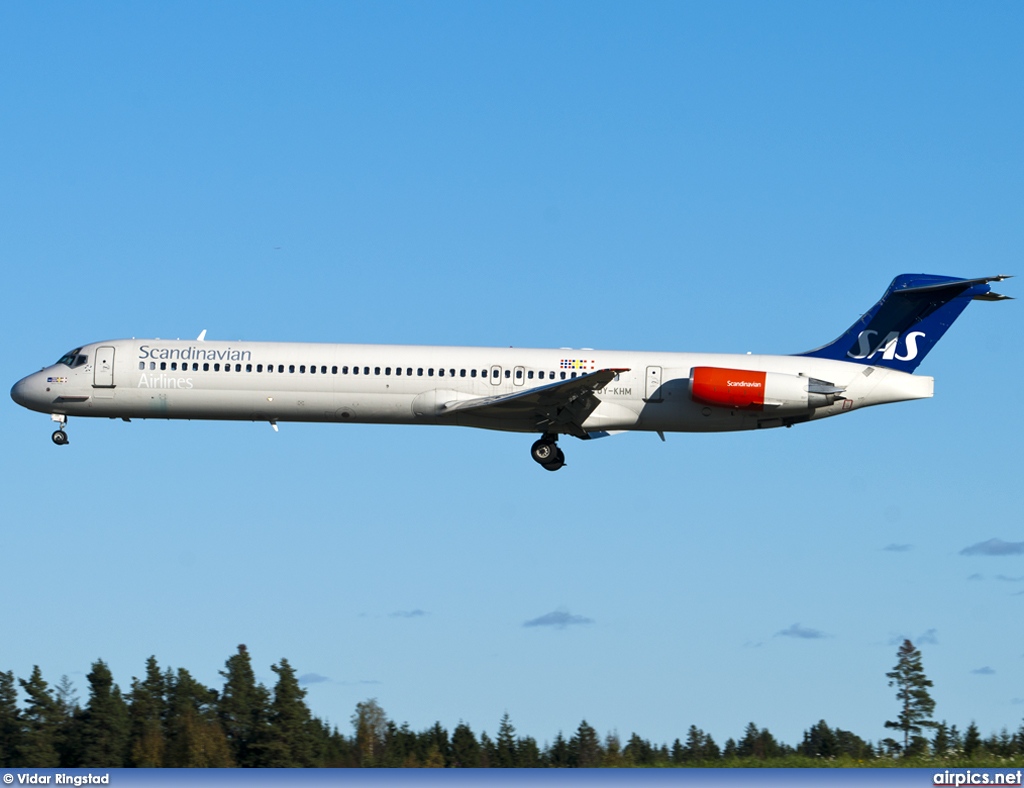 OY-KHM, McDonnell Douglas MD-82, Scandinavian Airlines System (SAS)