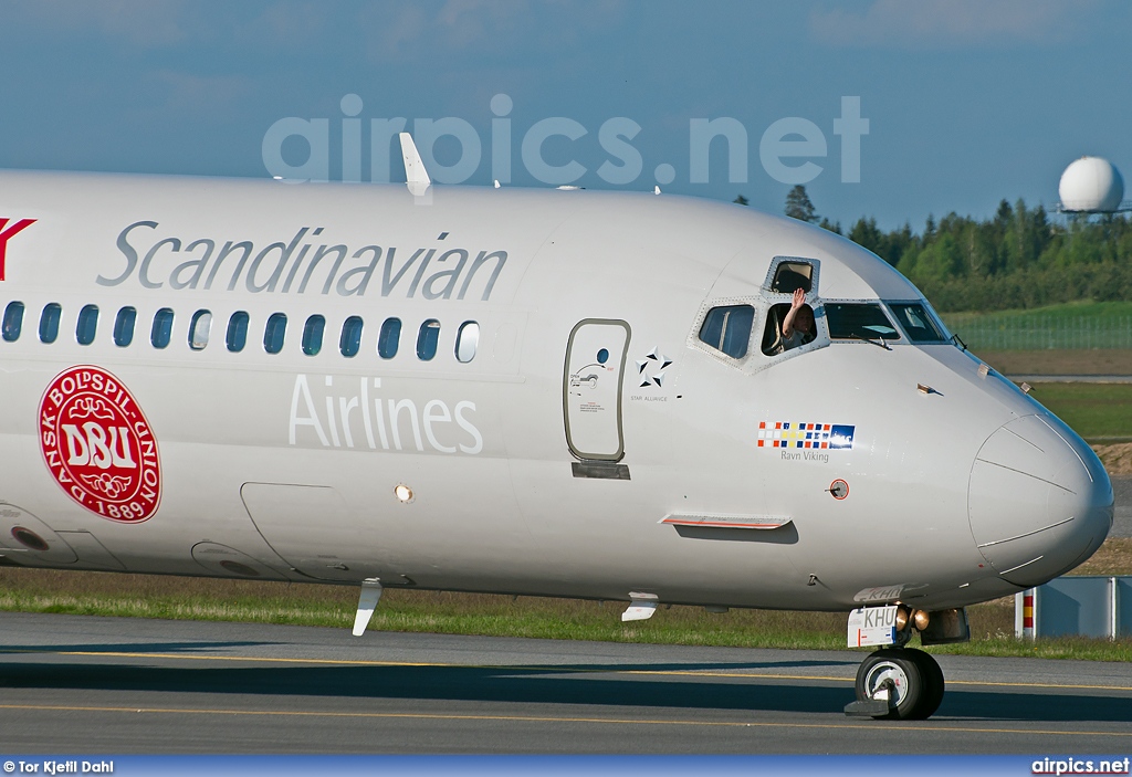 OY-KHU, McDonnell Douglas MD-87, Scandinavian Airlines System (SAS)