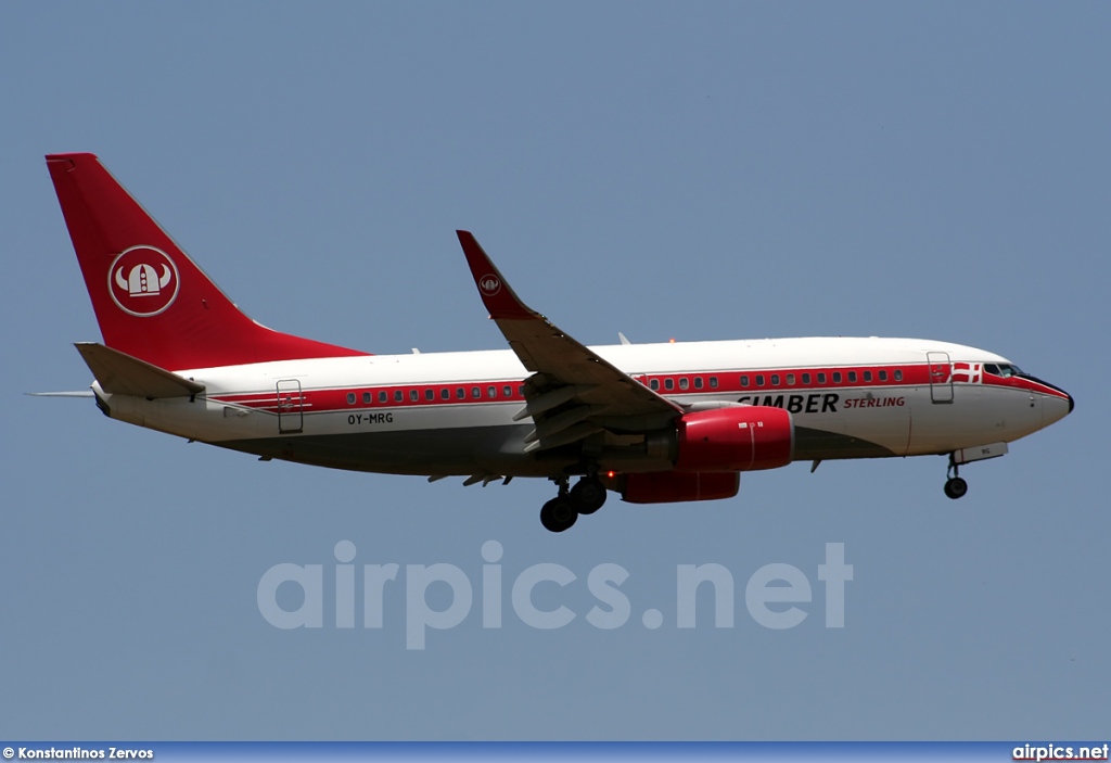 OY-MRG, Boeing 737-700, Cimber Sterling