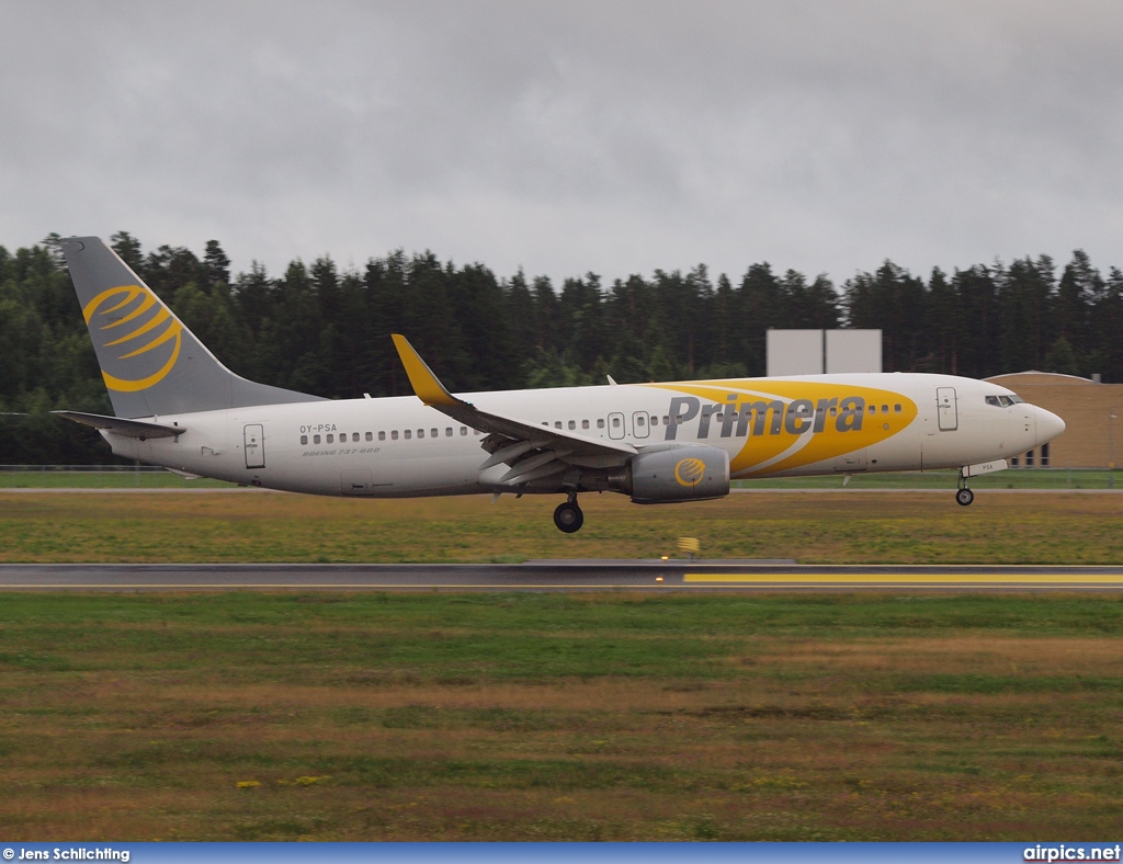 OY-PSA, Boeing 737-800, Primera Air Scandinavia