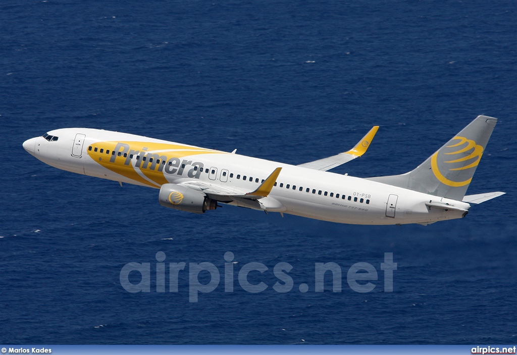 OY-PSB, Boeing 737-800, Primera Air