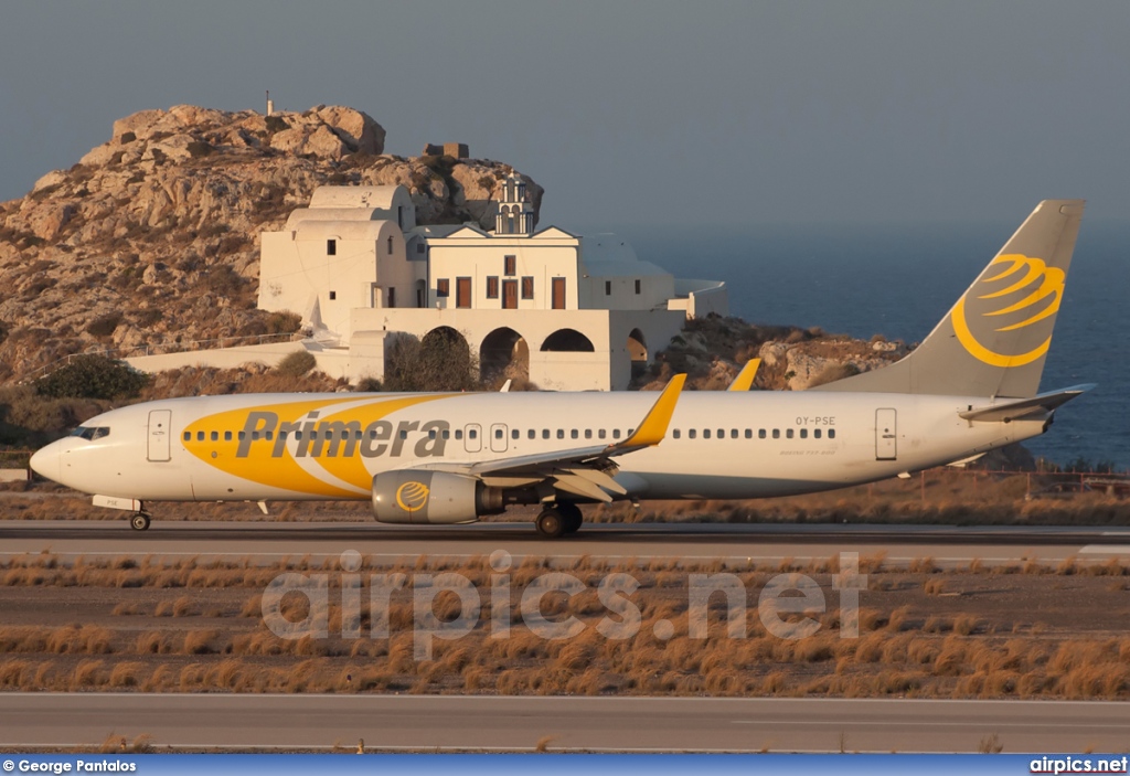 OY-PSE, Boeing 737-800, Primera Air Scandinavia