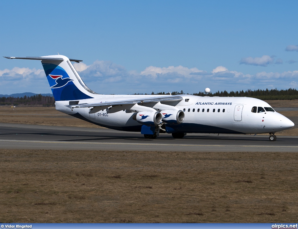 OY-RCC, British Aerospace Avro RJ100, Atlantic Airways