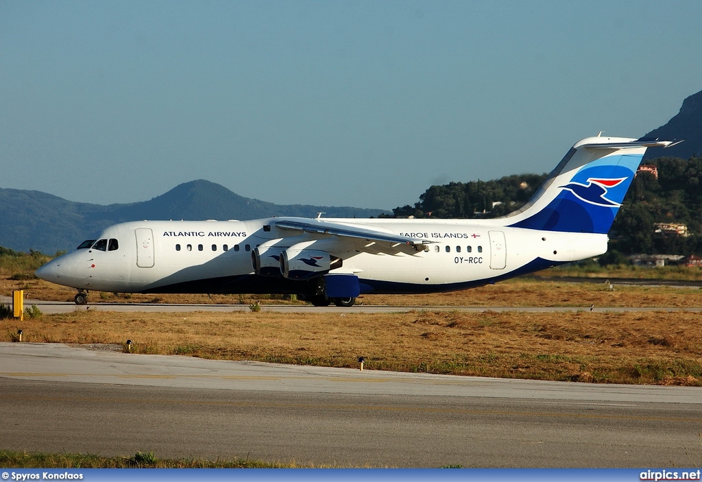 OY-RCC, British Aerospace Avro RJ100, Atlantic Airways