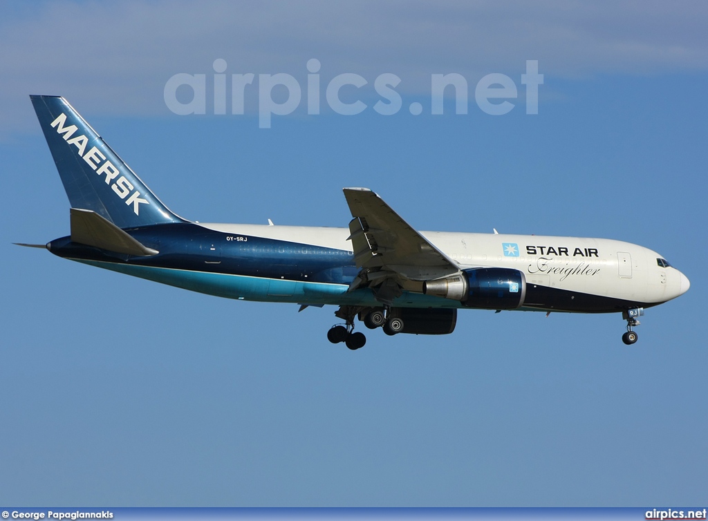 OY-SRJ, Boeing 767-200SF, Star Air (Maersk)