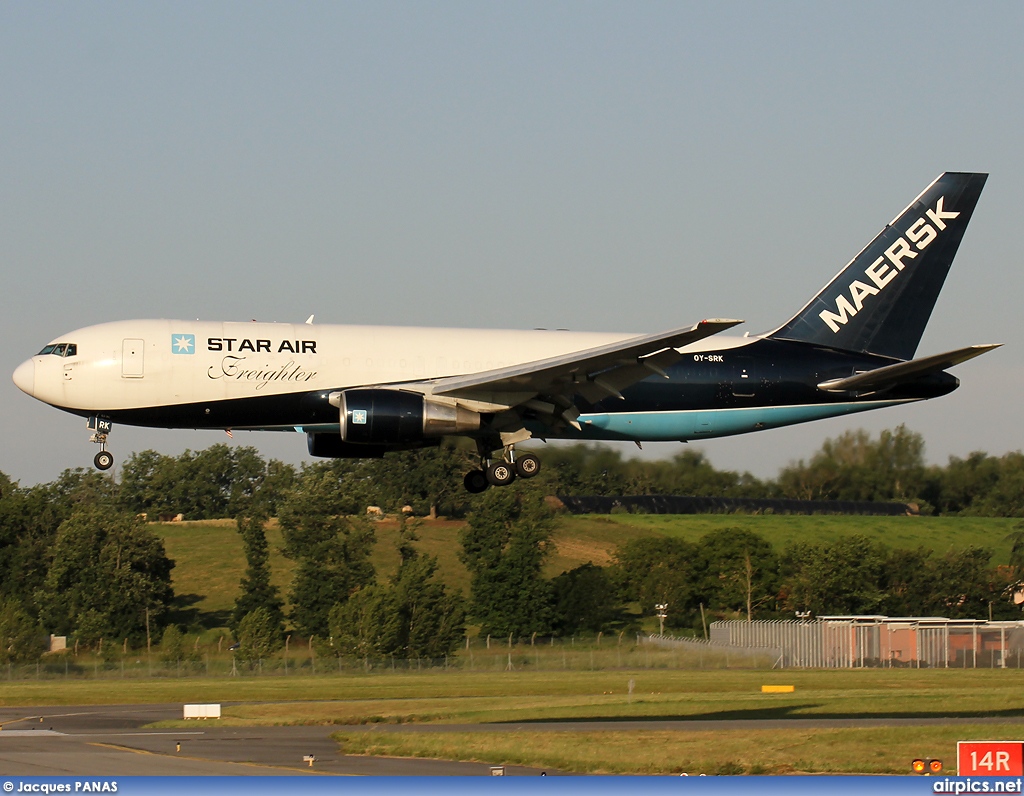 OY-SRK, Boeing 767-200ER, Star Air (Maersk)