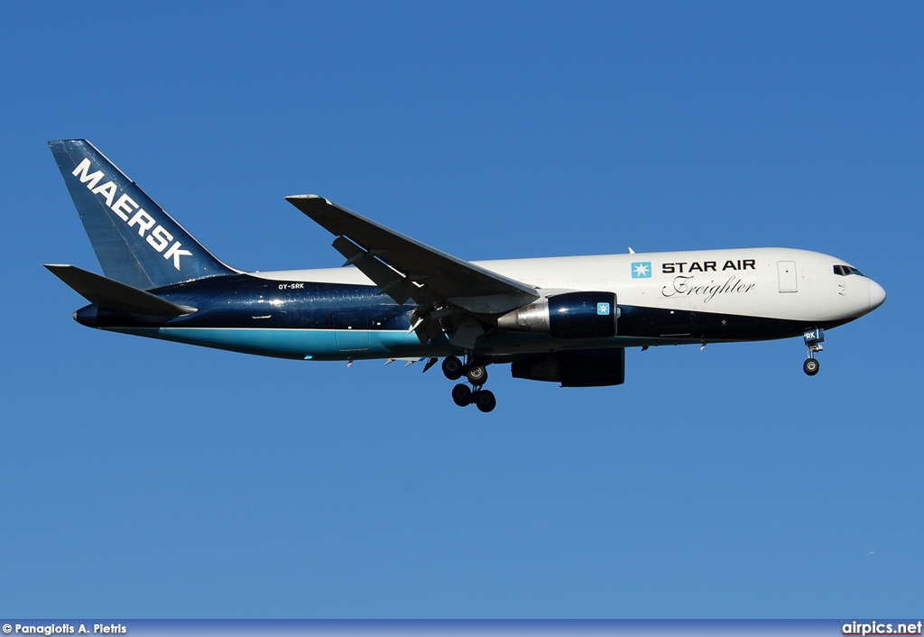 OY-SRK, Boeing 767-200SF, Star Air (Maersk)