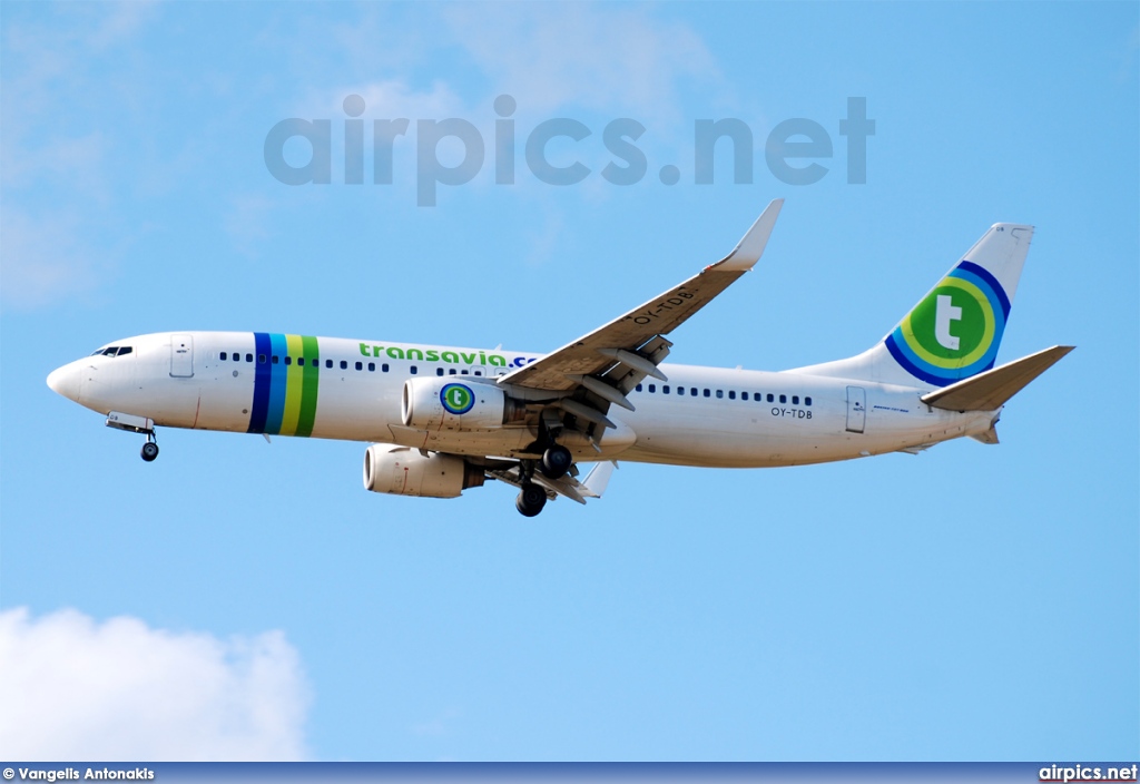 OY-TDB, Boeing 737-800, Transavia