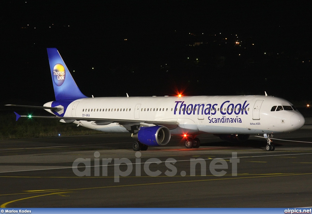 OY-VKA, Airbus A321-200, Thomas Cook Airlines Scandinavia