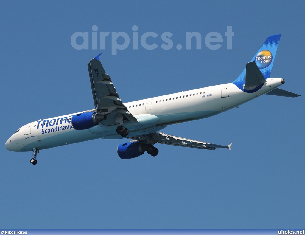 OY-VKD, Airbus A321-200, Thomas Cook Airlines Scandinavia