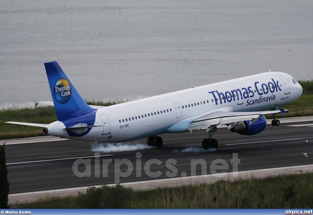 OY-VKE, Airbus A321-200, Thomas Cook Airlines Scandinavia