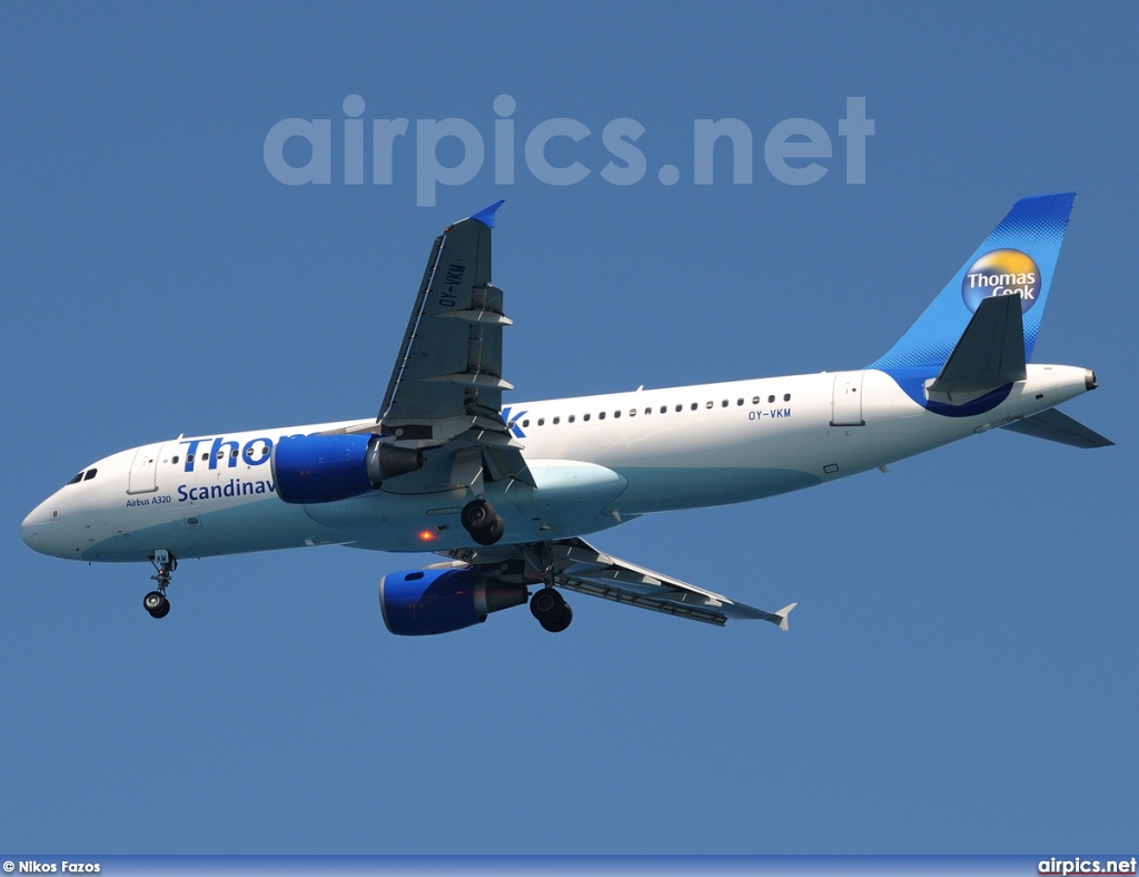 OY-VKM, Airbus A320-200, Thomas Cook Airlines Scandinavia