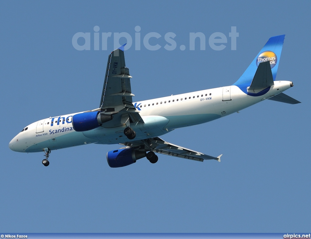 OY-VKM, Airbus A320-200, Thomas Cook Airlines Scandinavia