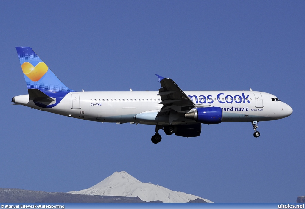 OY-VKM, Airbus A320-200, Thomas Cook Airlines Scandinavia