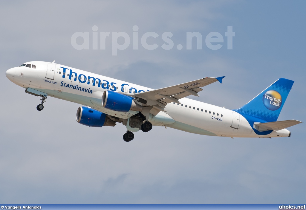 OY-VKS, Airbus A320-200, Thomas Cook Airlines Scandinavia