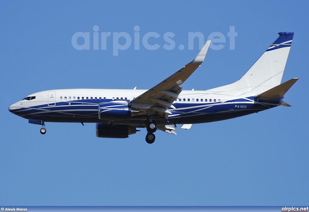 P4-NGK, Boeing 737-700/BBJ, Private