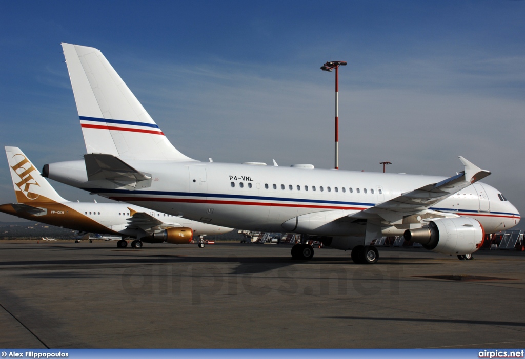 P4-VNL, Airbus A319-100CJ, Private