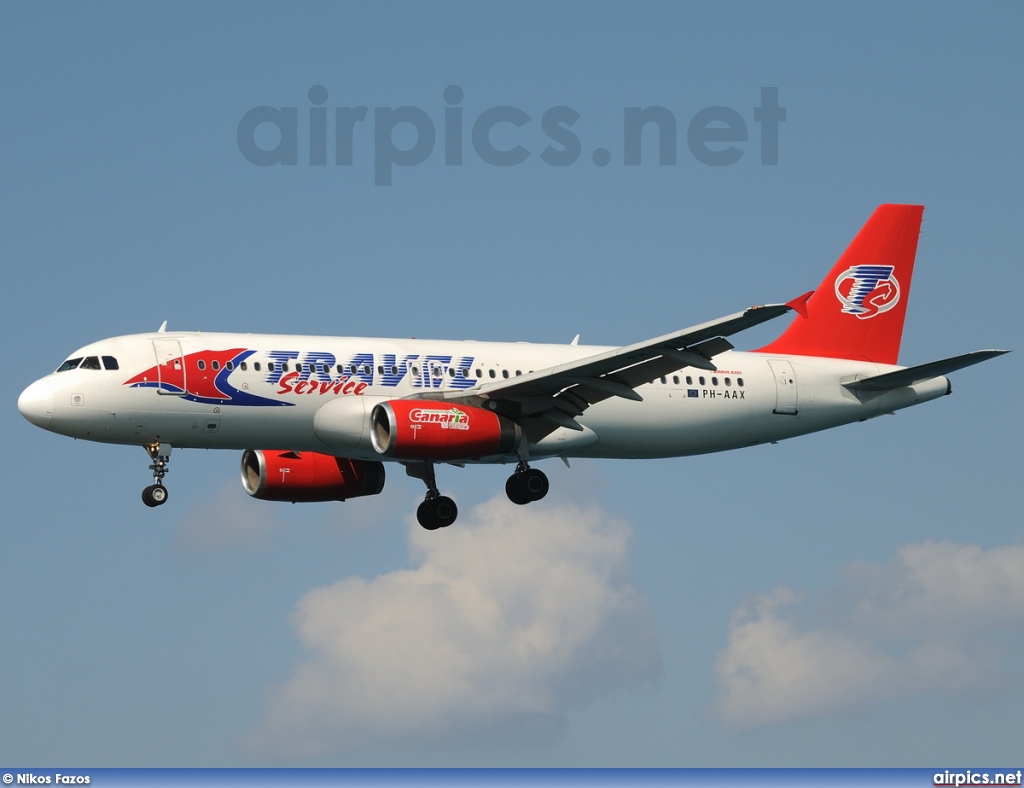 PH-AAX, Airbus A320-200, Travel Service (Czech Republic)