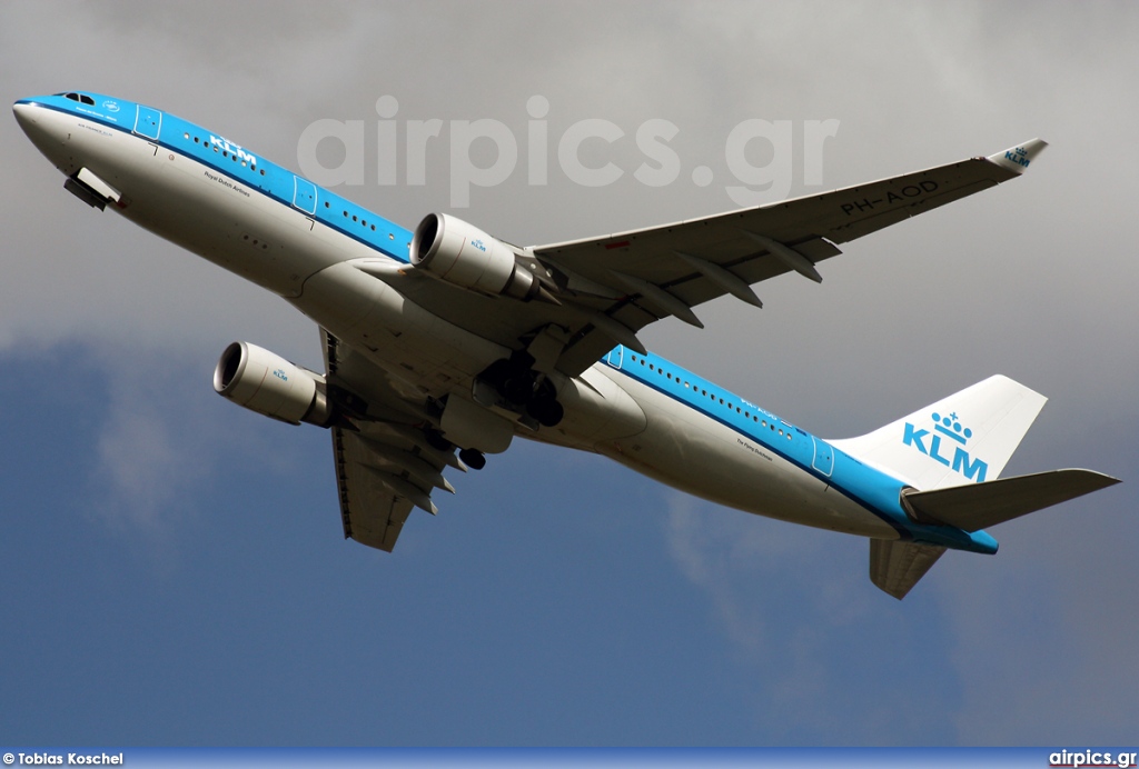 PH-AOD, Airbus A330-200, KLM Royal Dutch Airlines