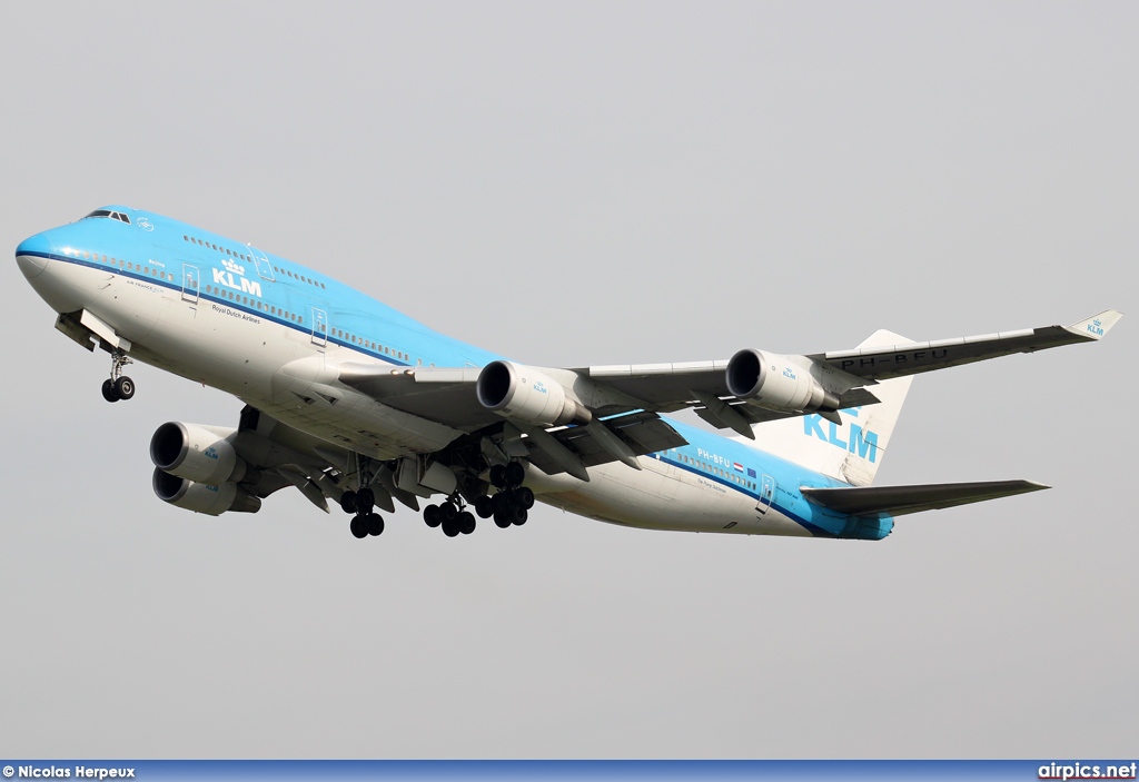 PH-BFU, Boeing 747-400M, KLM Royal Dutch Airlines