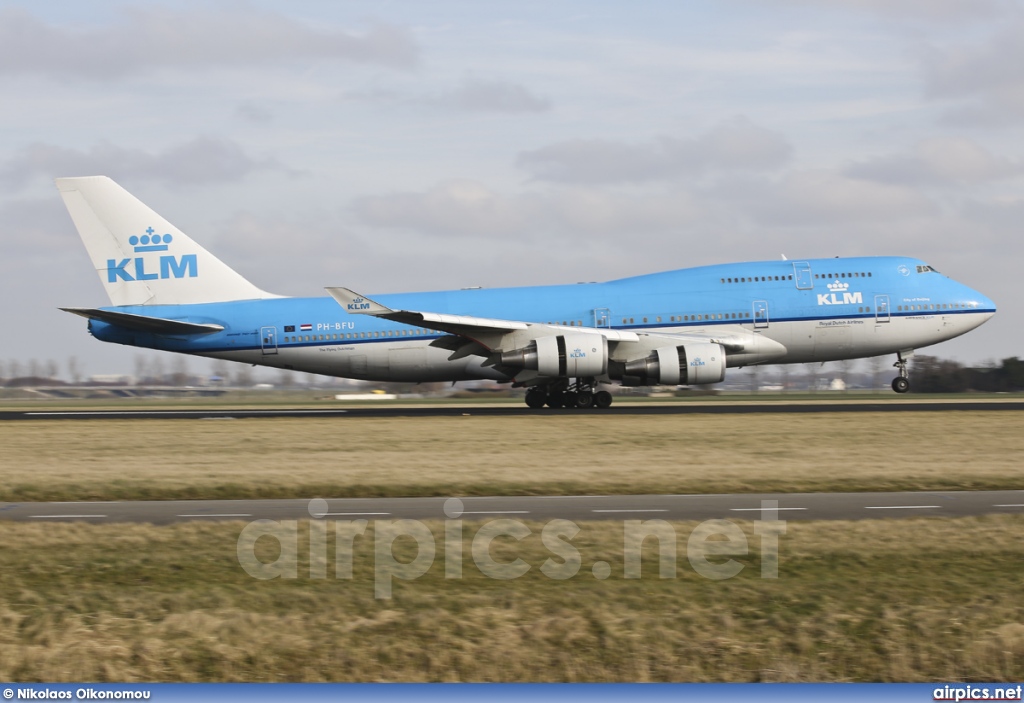 PH-BFU, Boeing 747-400M, KLM Royal Dutch Airlines