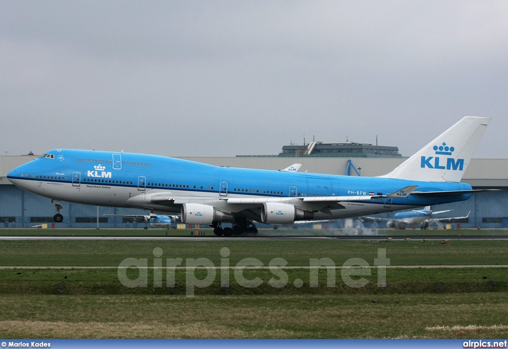 PH-BFW, Boeing 747-400M, KLM Royal Dutch Airlines