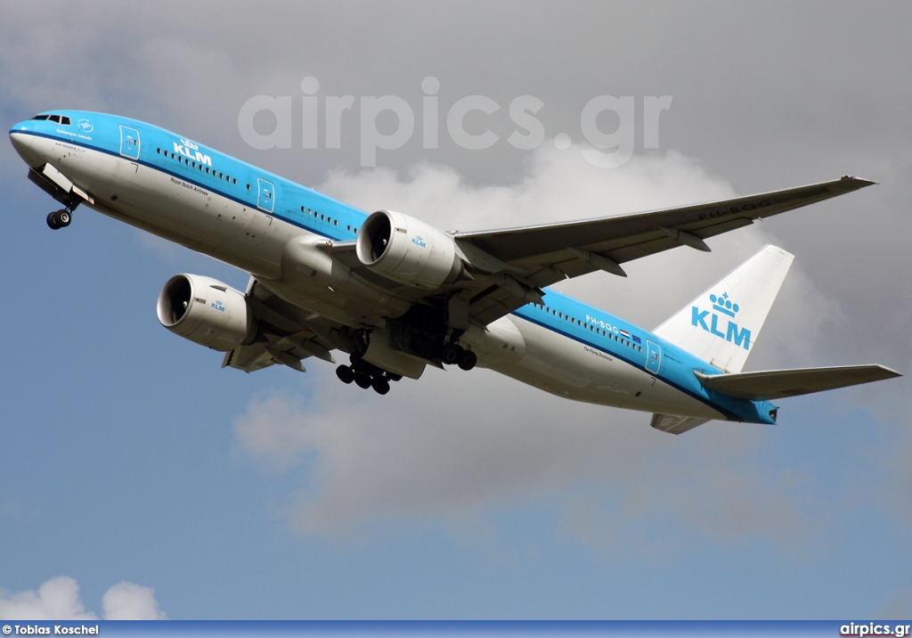 PH-BQG, Boeing 777-200ER, KLM Royal Dutch Airlines