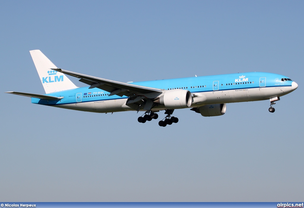 PH-BQL, Boeing 777-200ER, KLM Royal Dutch Airlines