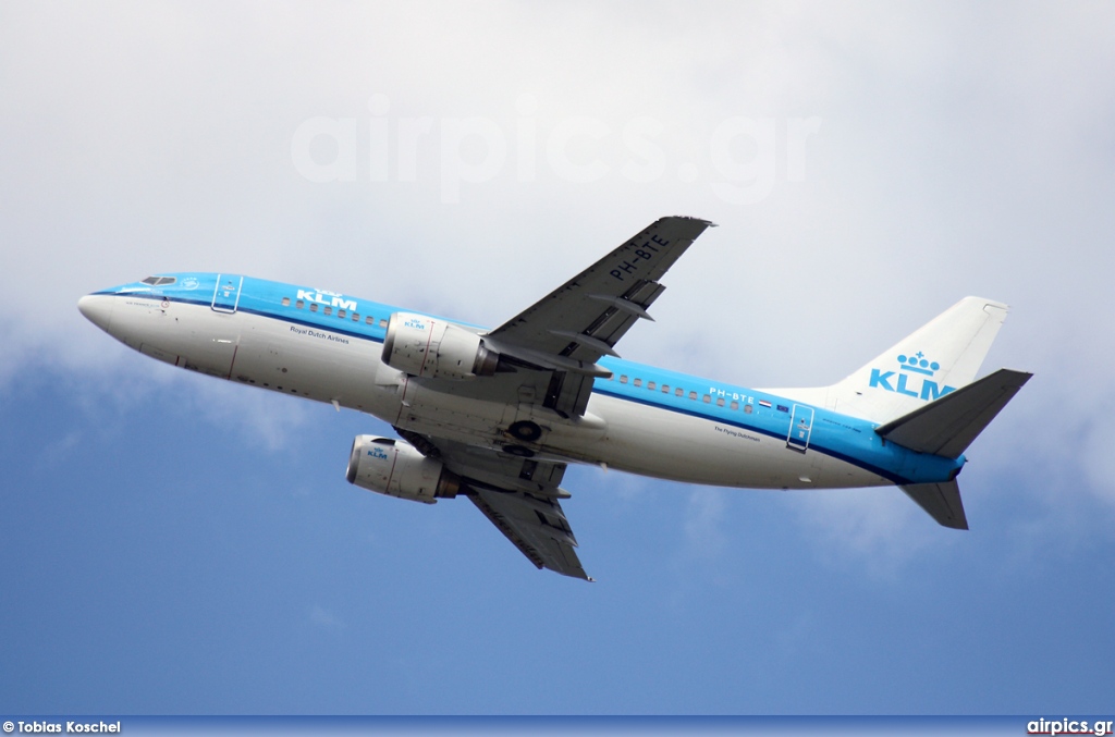 PH-BTE, Boeing 737-300, KLM Royal Dutch Airlines