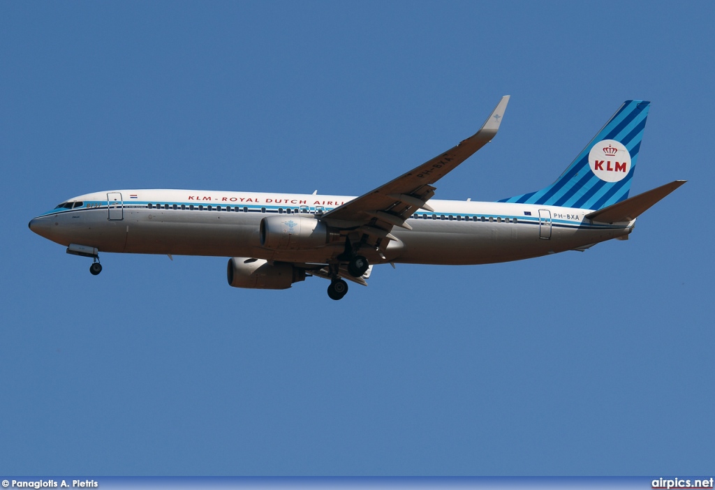 PH-BXA, Boeing 737-800, KLM Royal Dutch Airlines